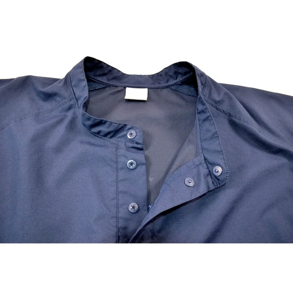 Nike 1/4 Snap Navy Blue Windbreaker Men's XL Pullover Jacket Outdoor